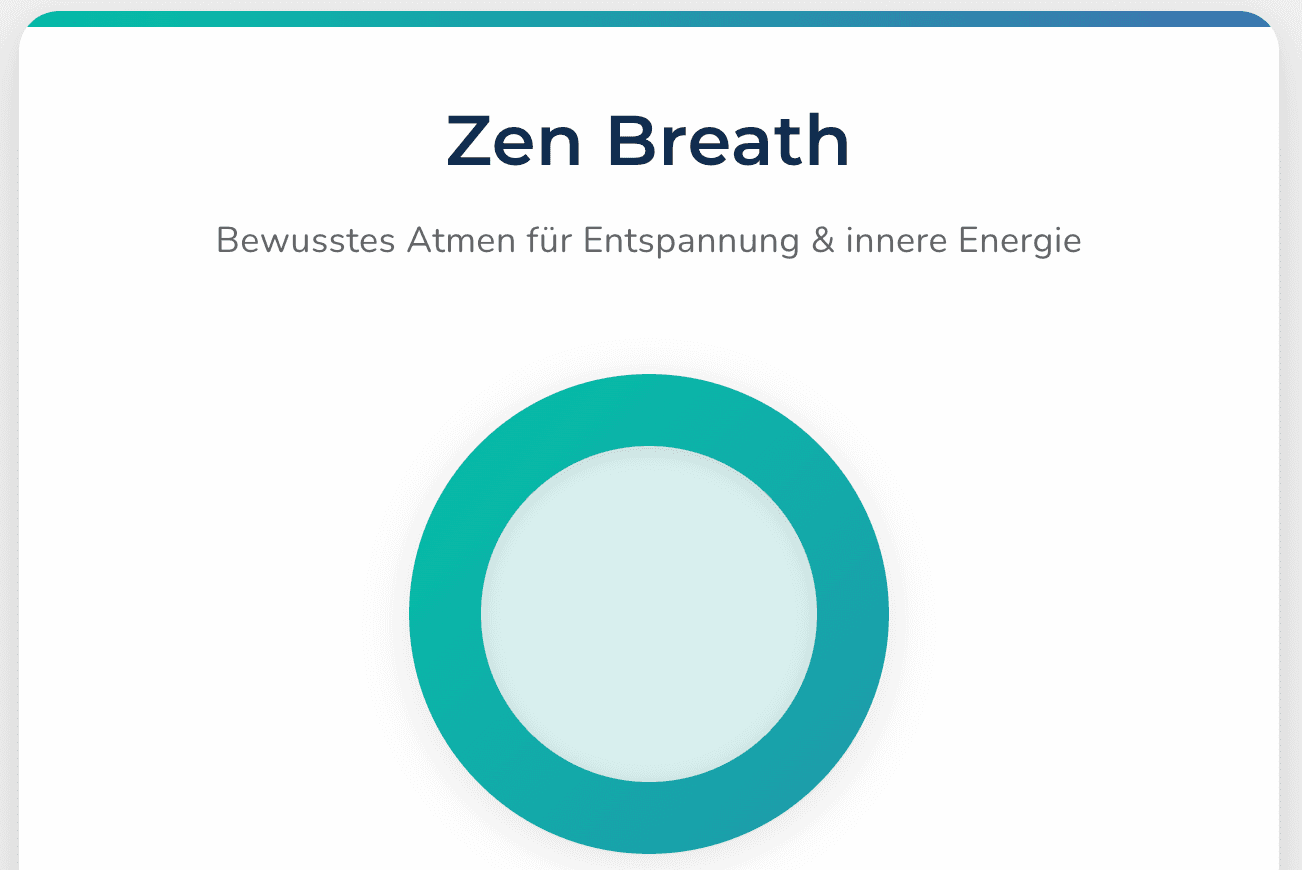 Zen Breath – Mein kostenloser Timer für Atemübungen